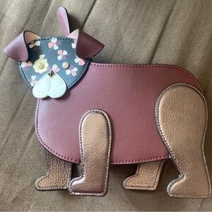 RARE NWT Kate Spade burgundy dog crossbody